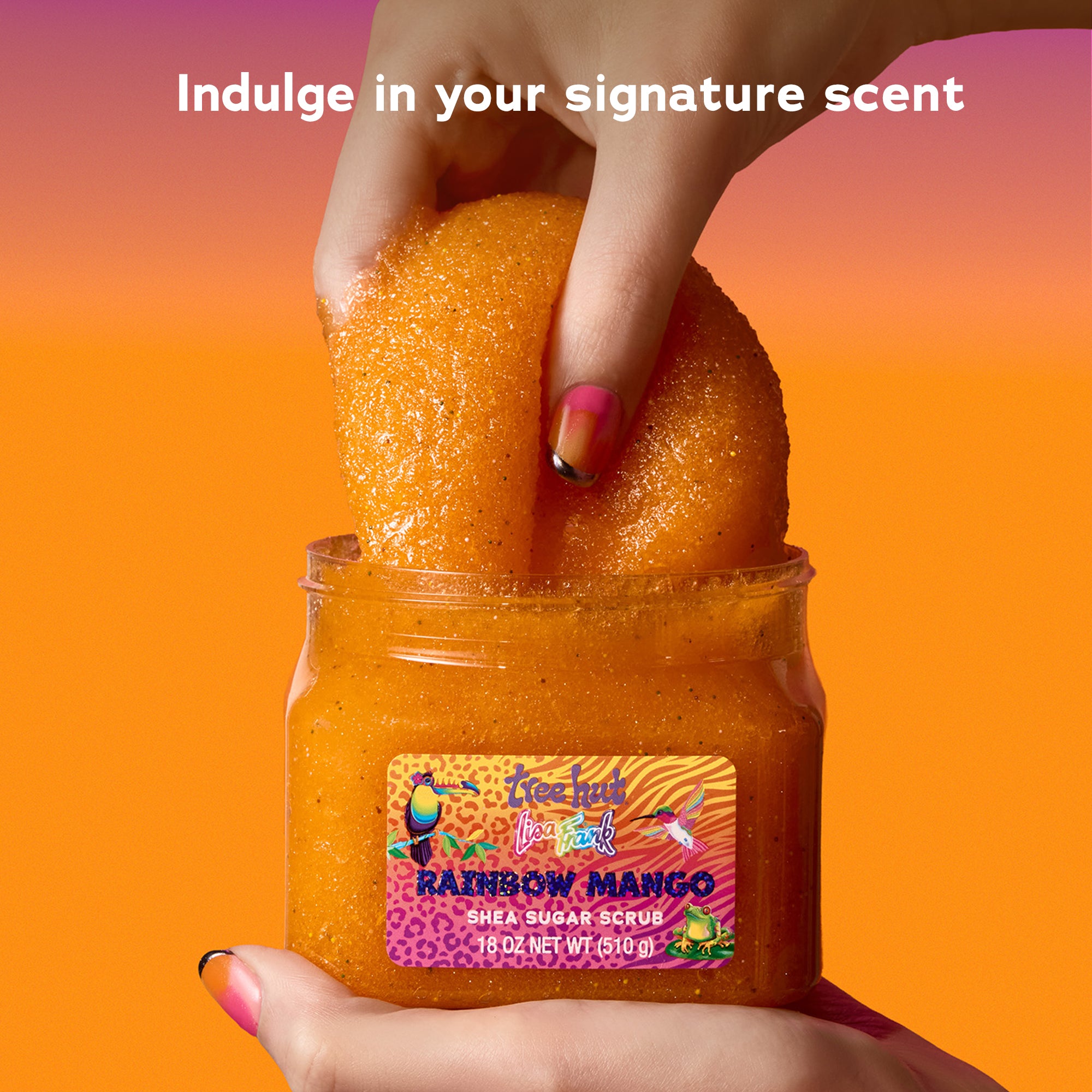 Lisa Frank x Tree Hut Rainbow Mango Shea Sugar Scrub - Image 5